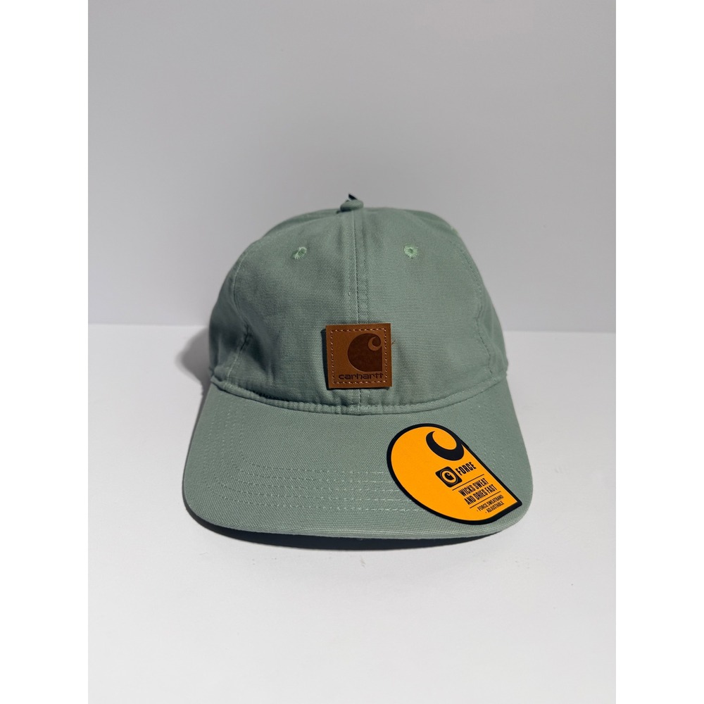 Carhartt Canvas Cap Men One Size Light Green Force Sweatband AH0289